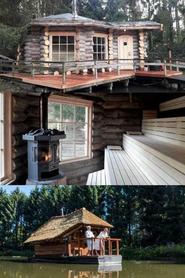 הוילה פוטן Charmant Chalet Op Een Bospark Op De Veluwe מראה חיצוני תמונה